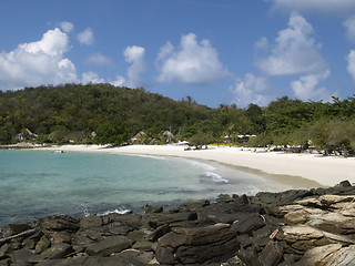 Image showing Secluded beach