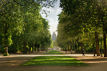 Image showing Royal park in Brussels