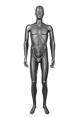 Image showing black male mannequin isolated on white