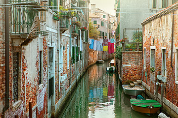 Image showing Canal in Venice, Italy