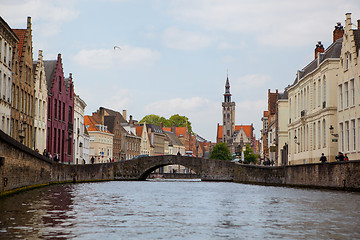 Image showing View of Bruges, Belgium