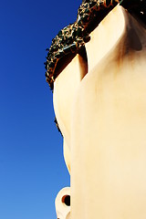 Image showing Casa Mila Gaudi Barcelona