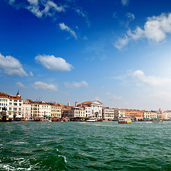 Image showing View of Veince from sea