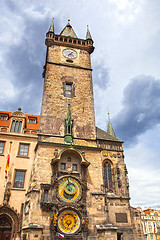 Image showing Tower with Astronomical Clock in Prague