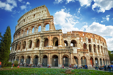 Image showing Colosseum in Rome, Italy