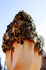 Image showing Casa Mila Gaudi Barcelona