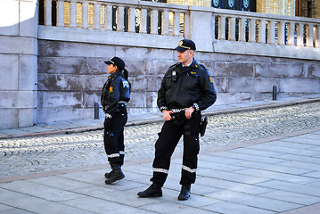 Image showing Norwegian cops