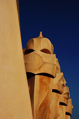 Image showing Casa Mila Gaudi Barcelona