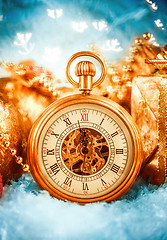 Image showing Christmas pocket watch