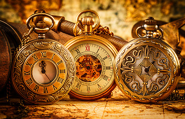 Image showing Vintage pocket watch