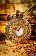 Image showing Vintage pocket watch