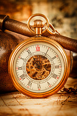 Image showing Vintage pocket watch