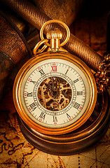 Image showing Vintage pocket watch