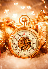 Image showing Christmas pocket watch