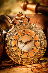 Image showing Vintage pocket watch