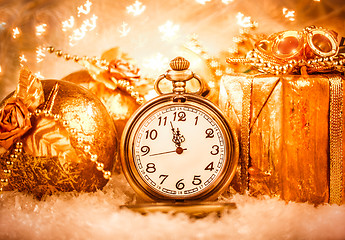 Image showing Christmas pocket watch