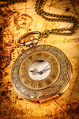 Image showing Vintage pocket watch