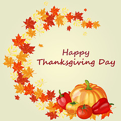 Image showing Thanksgiving Day background