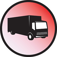 Image showing Delivery Truck Retro