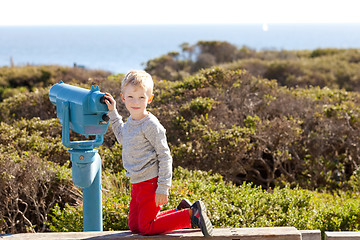 Image showing boy at vacation