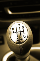 Image showing Gear lever