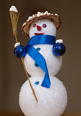 Image showing Christmas toysnowman