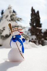 Image showing Little cute snowman