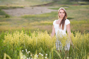 Image showing Sweet blond woman