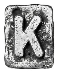 Image showing Metal letter