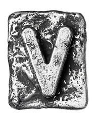 Image showing Metal letter