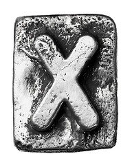 Image showing Metal letter