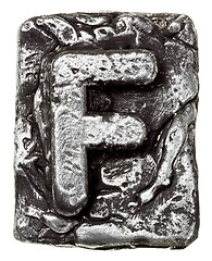 Image showing Metal letter