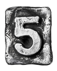 Image showing Metal letter