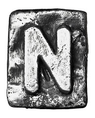 Image showing Metal letter