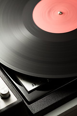 Image showing Vinyl turntable