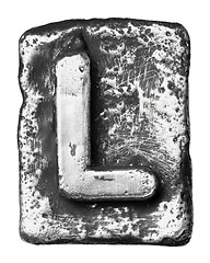 Image showing Metal letter