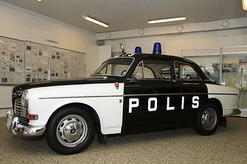 Image showing Old police car