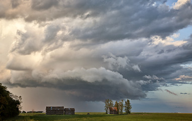 Image showing Prairie Storm Clouds