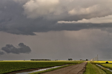 Image showing Prairie Storm Clouds