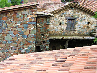 Image showing Very old houses. Fikardou. Cyprus