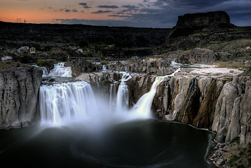 Image showing Shoshone Falls  Twin Falls, Idaho 