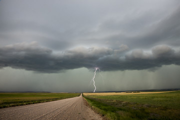 Image showing Prairie Storm Clouds