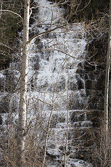 Image showing Waterfall Glacier National Park