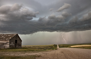 Image showing Prairie Storm Clouds