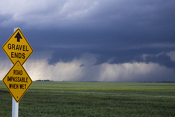 Image showing Prairie Storm Clouds