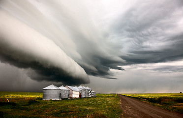 Image showing Prairie Storm Clouds