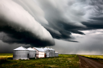 Image showing Prairie Storm Clouds