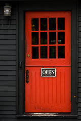 Image showing Red door