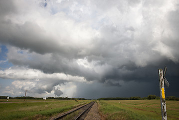 Image showing Prairie Storm Clouds