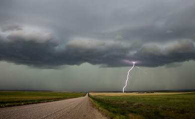 Image showing Prairie Storm Clouds